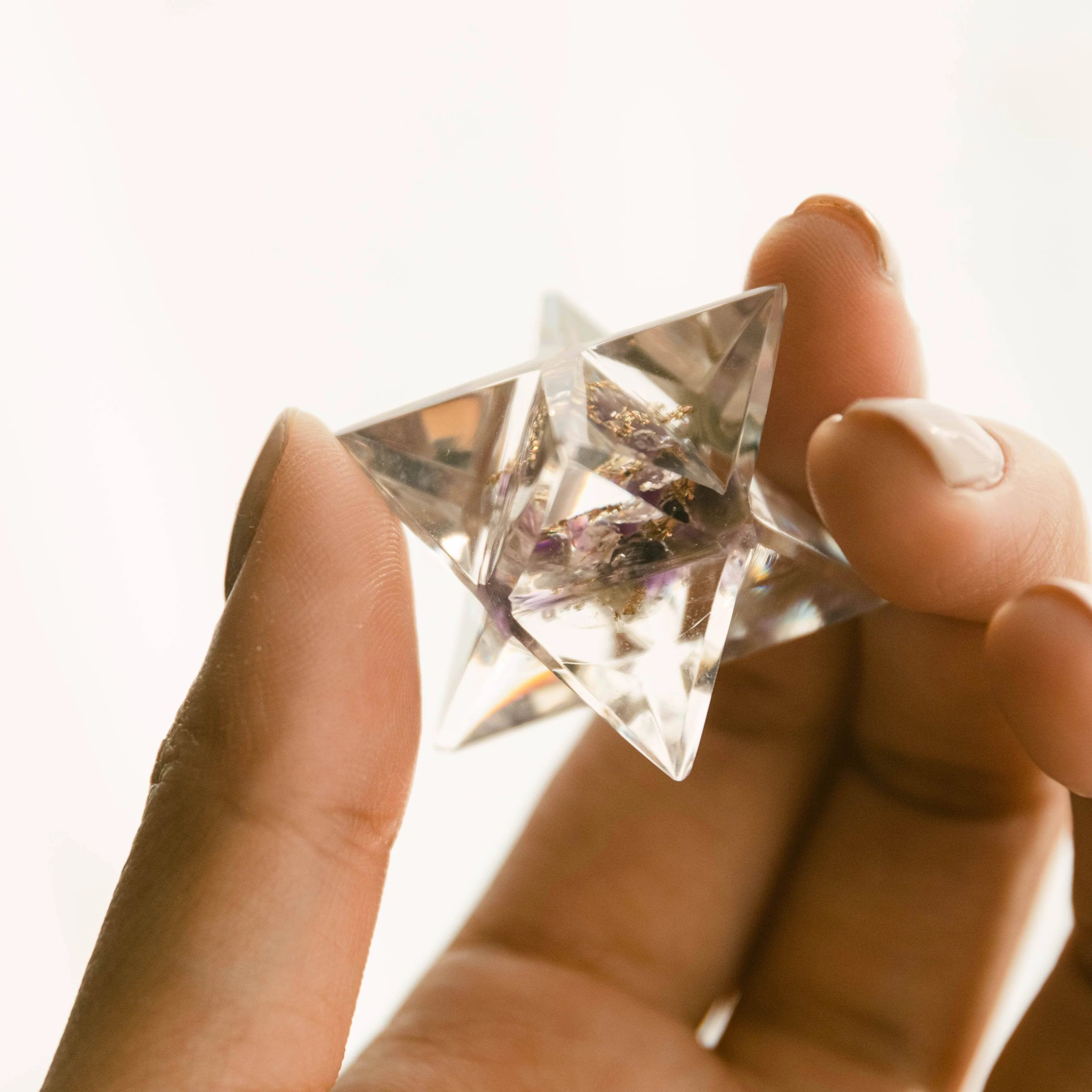 Tiny Gemstone Orgone Merkaba - Image 9