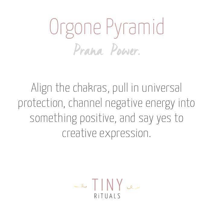 Mini Gemstone Orgone Pyramid - Image 16