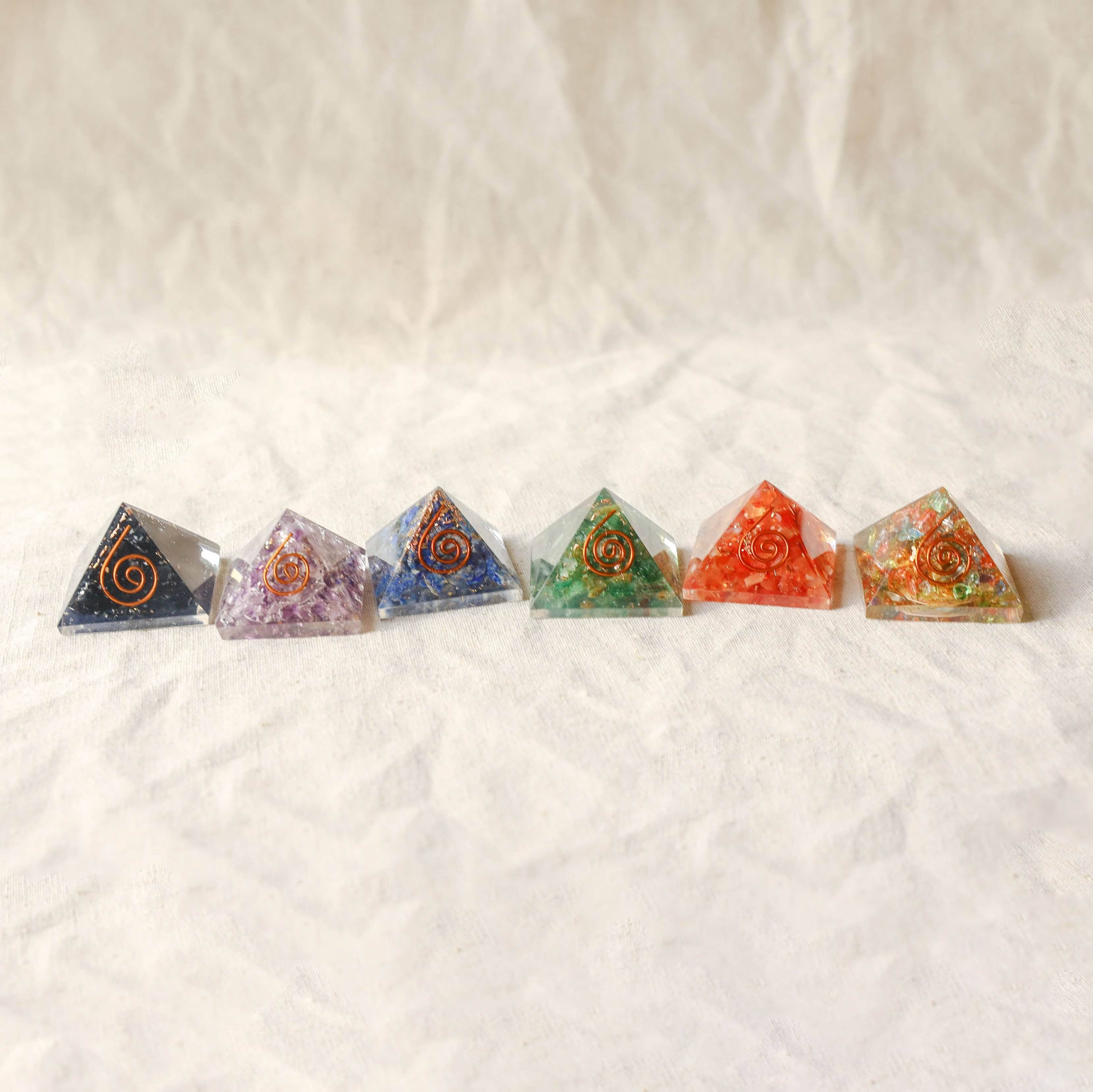 Mini Gemstone Orgone Pyramid - Image 9