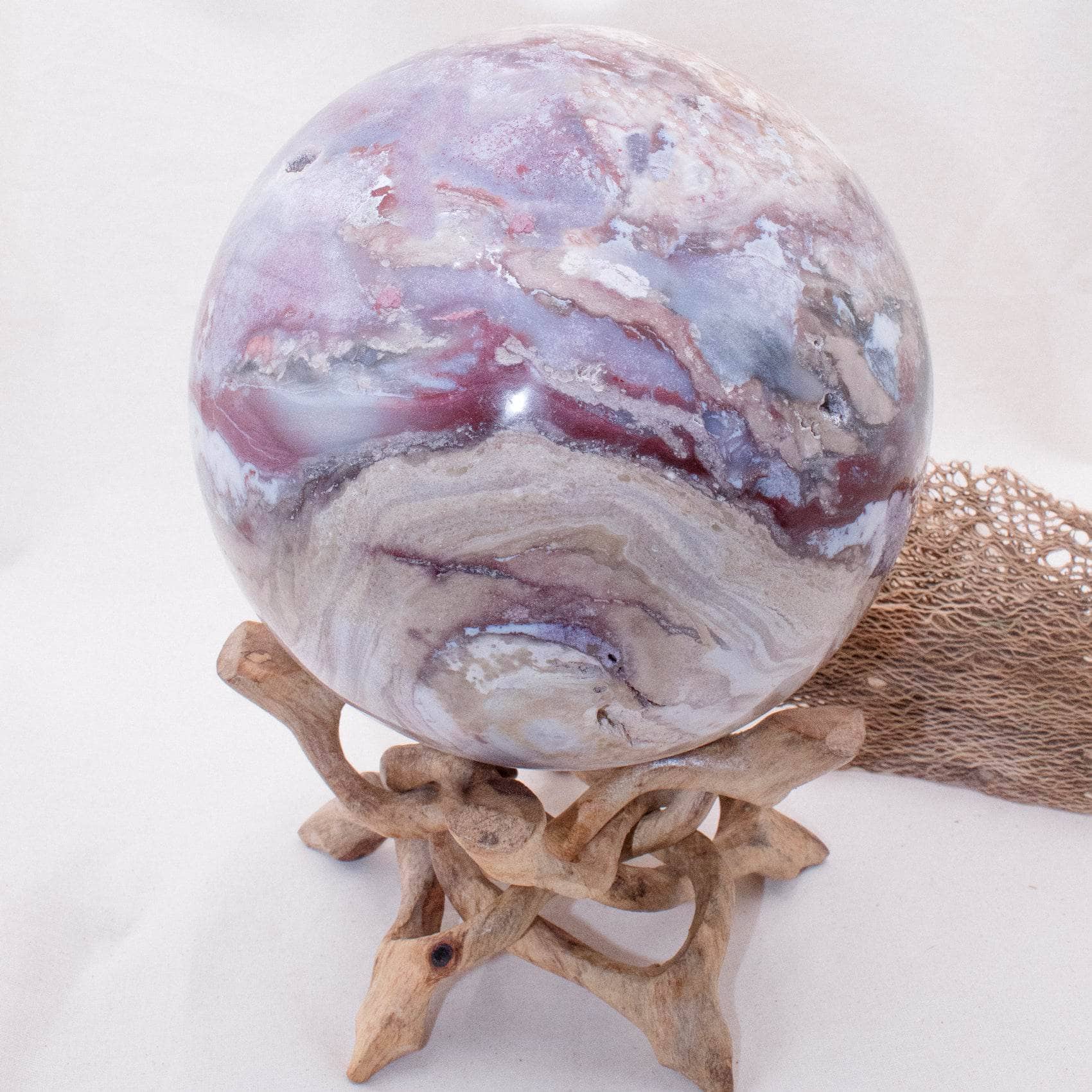Petrified Wood Sphere - AAA Premium Quality - Image 61