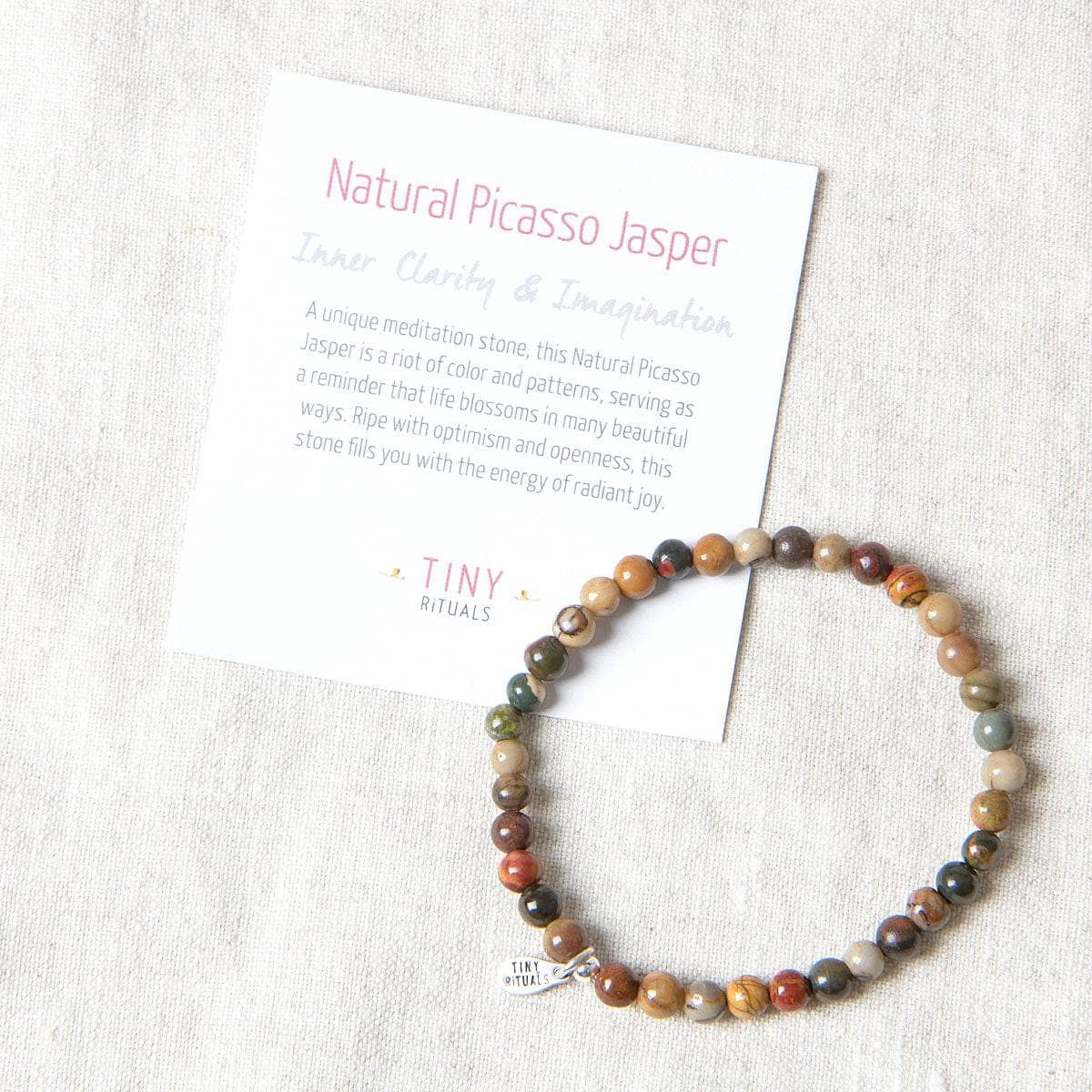 Natural Picasso Jasper Energy Bracelet - Image 4
