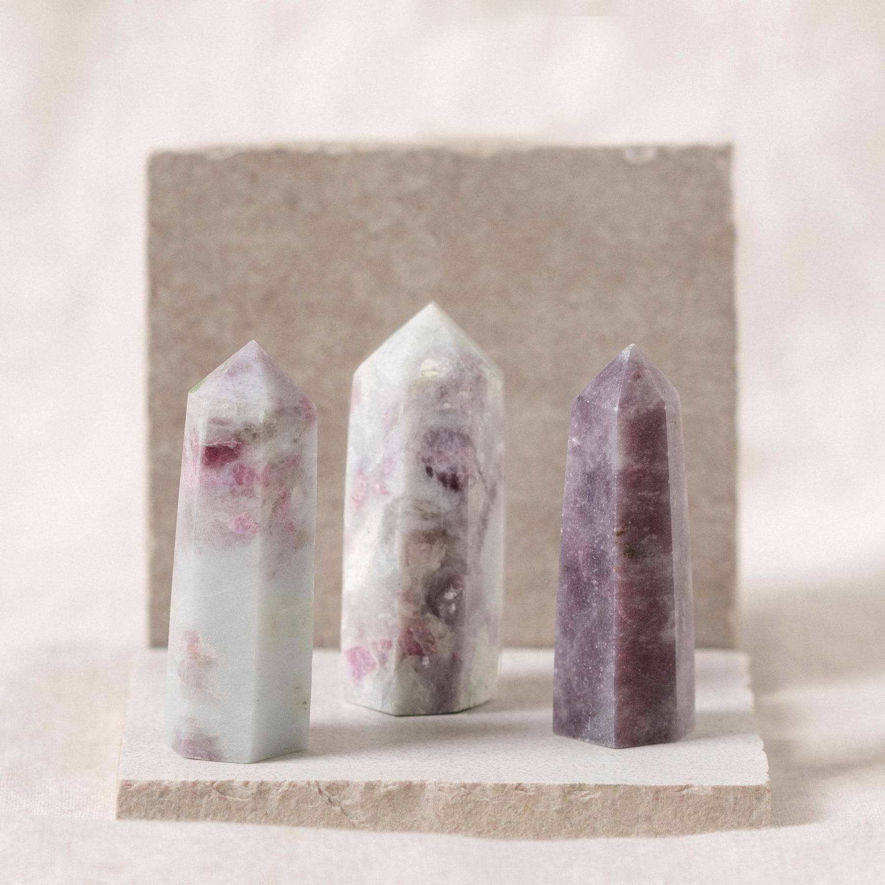 Plum Blossom Tourmaline Crystal Point - AAA Premium Quality - Image 3