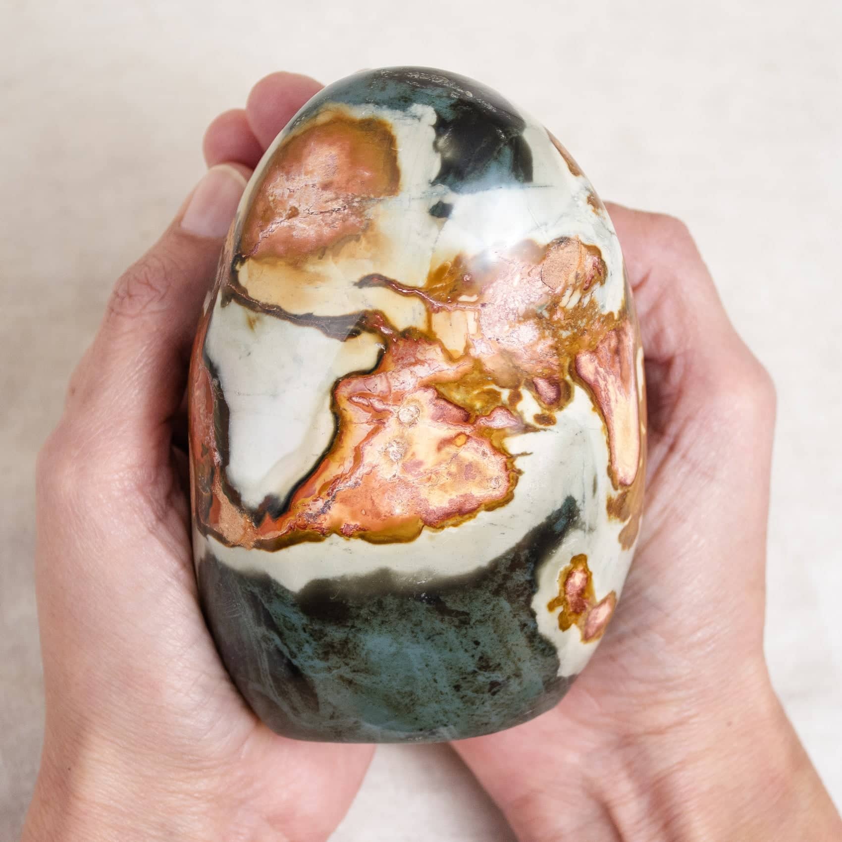 Polychrome Jasper Freeform - 1 of a Kind - AAA Premium Quality - Image 8