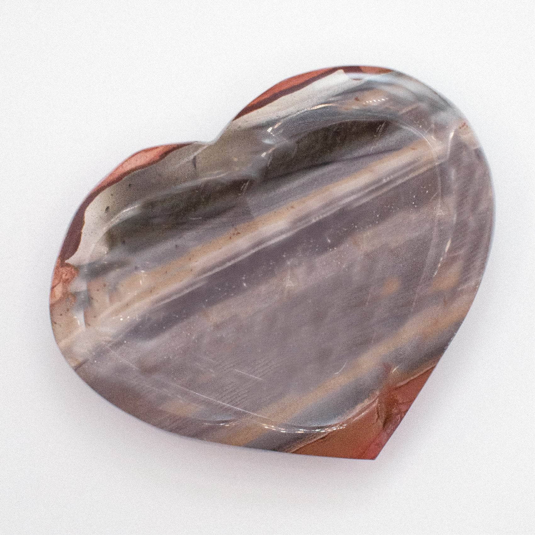 Polychrome Jasper Heart Bowl - 1 of a Kind - Image 54