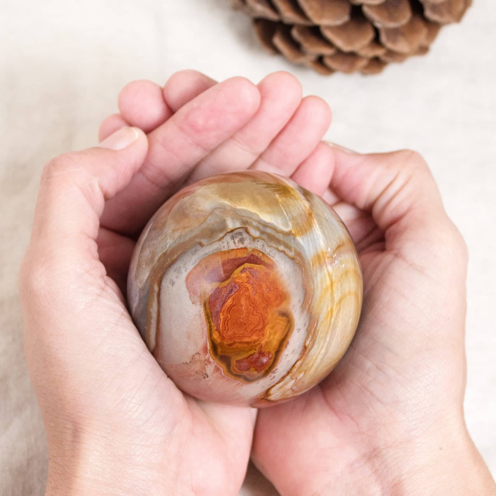 Polychrome Jasper Sphere - Large - 1 of a Kind - AAA Premium Quality - Image 4