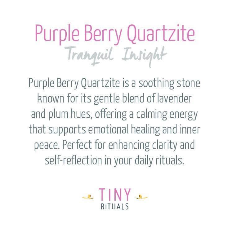 Purple Berry Quartzite Energy Bracelet - Image 4
