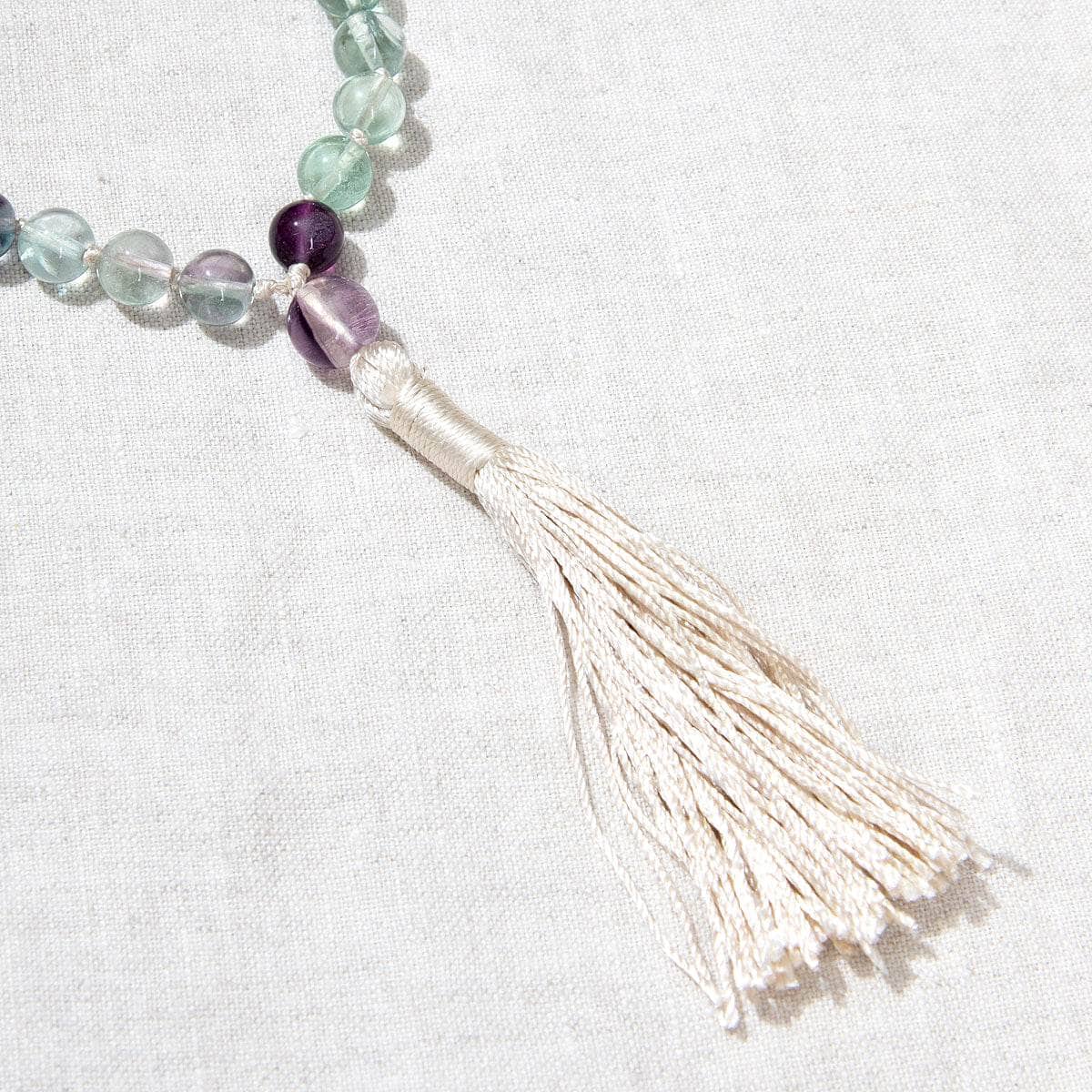 Rainbow Fluorite Mala - High-Energy Gemstones - Image 4
