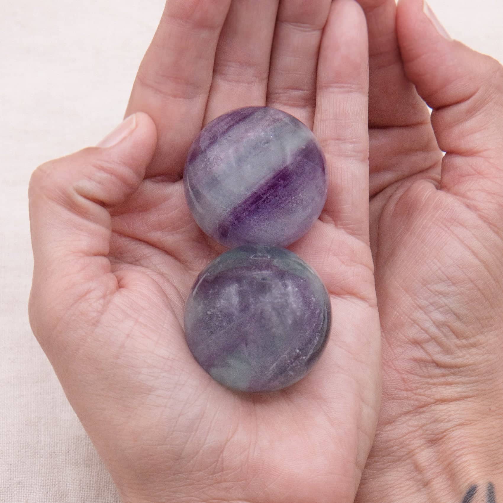 Rare Rainbow Fluorite Spheres - AAA Premium Quality - 1 of a Kind - Image 3