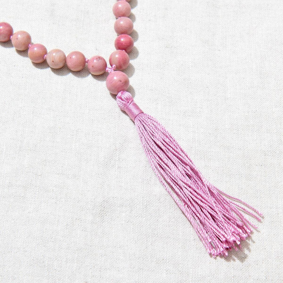 Rhodonite Mala - High-Energy Gemstones - Image 4