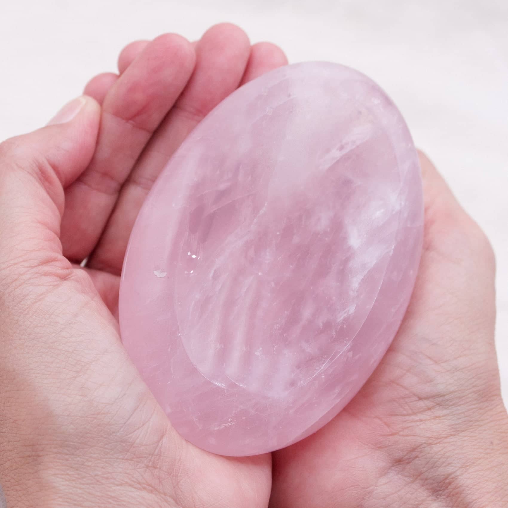 Rose Quartz Crystal Bowls- 1 of a Kind - Image 15