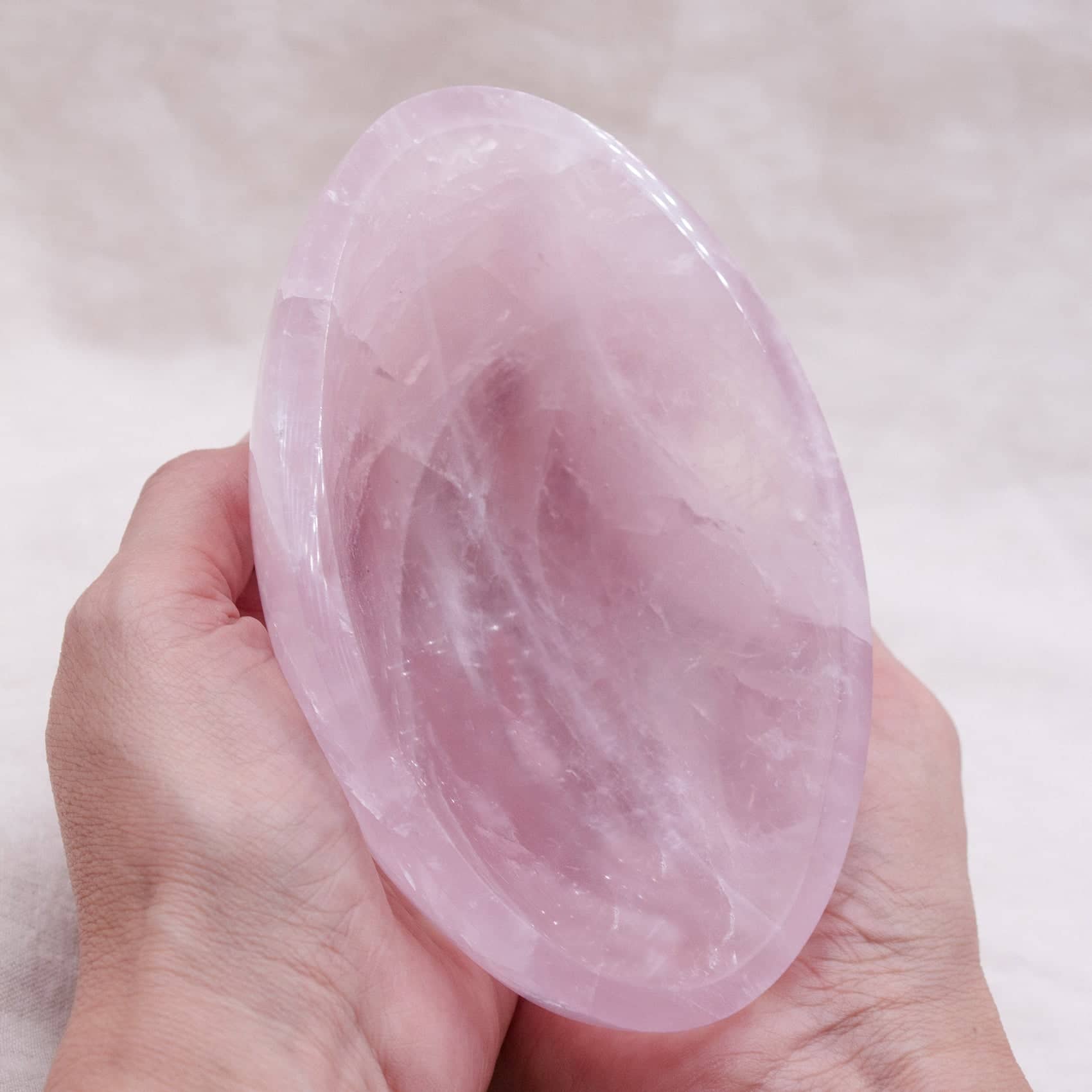 Rose Quartz Crystal Bowls- 1 of a Kind - Image 39