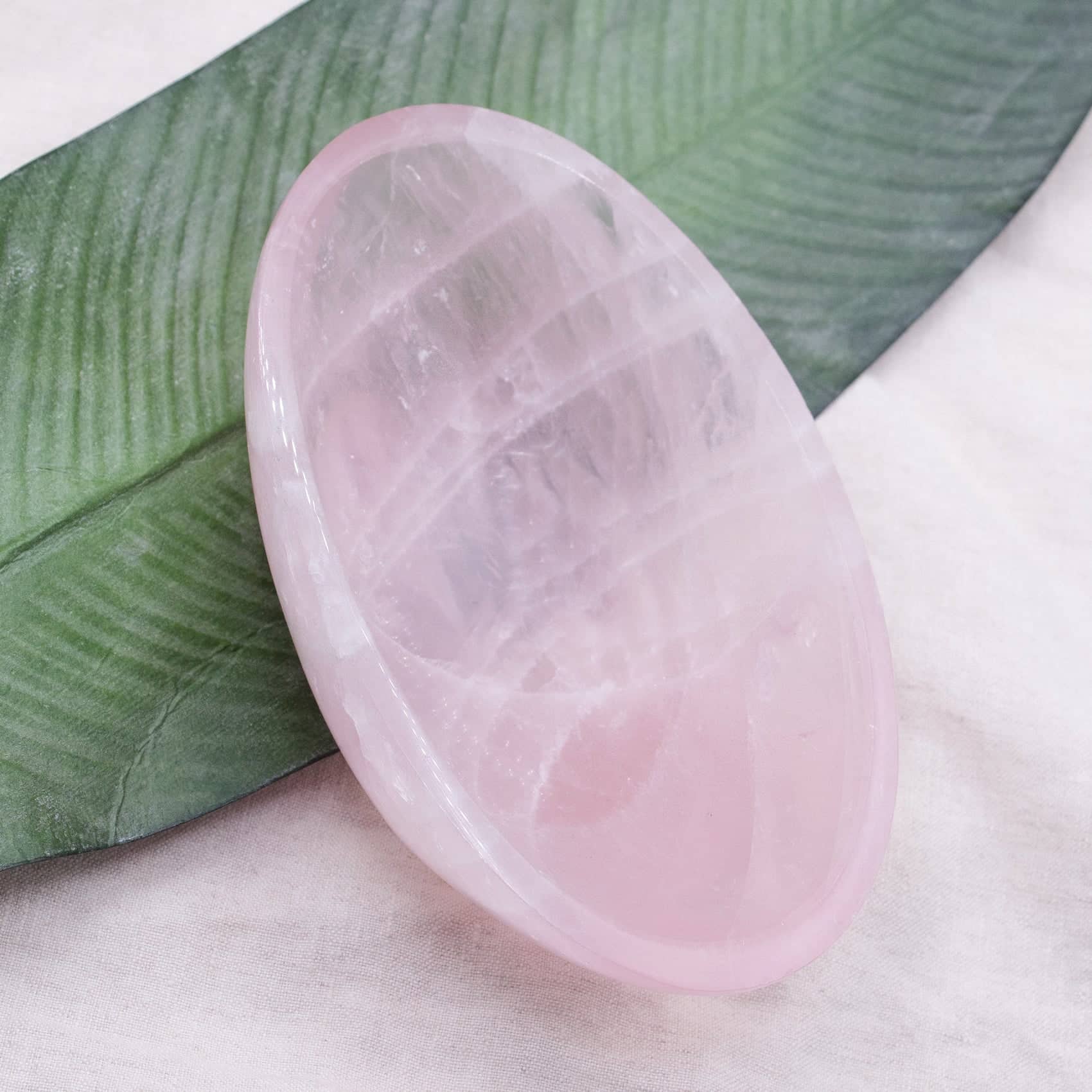 Rose Quartz Crystal Bowls- 1 of a Kind - Image 64