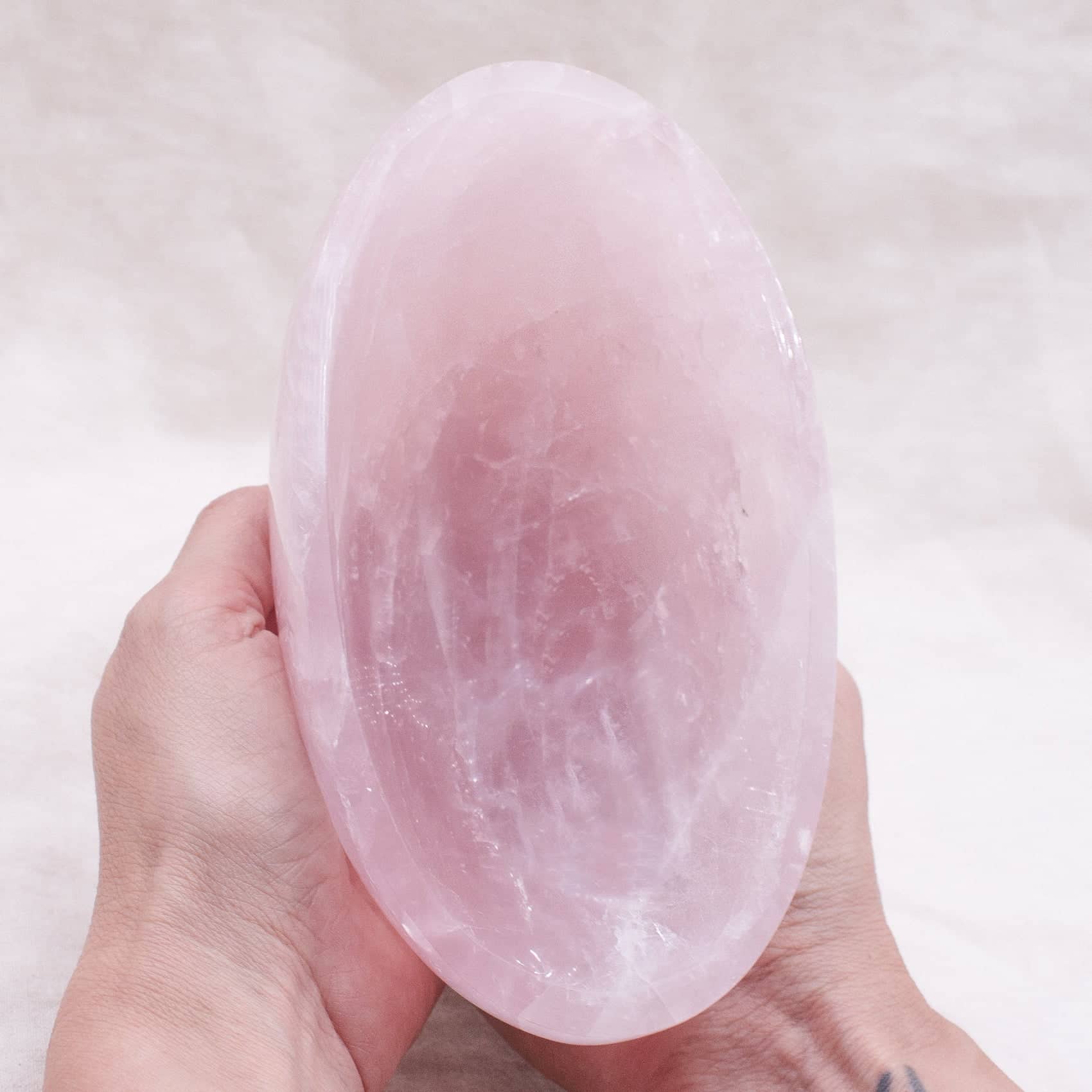 Rose Quartz Crystal Bowls- 1 of a Kind - Image 71