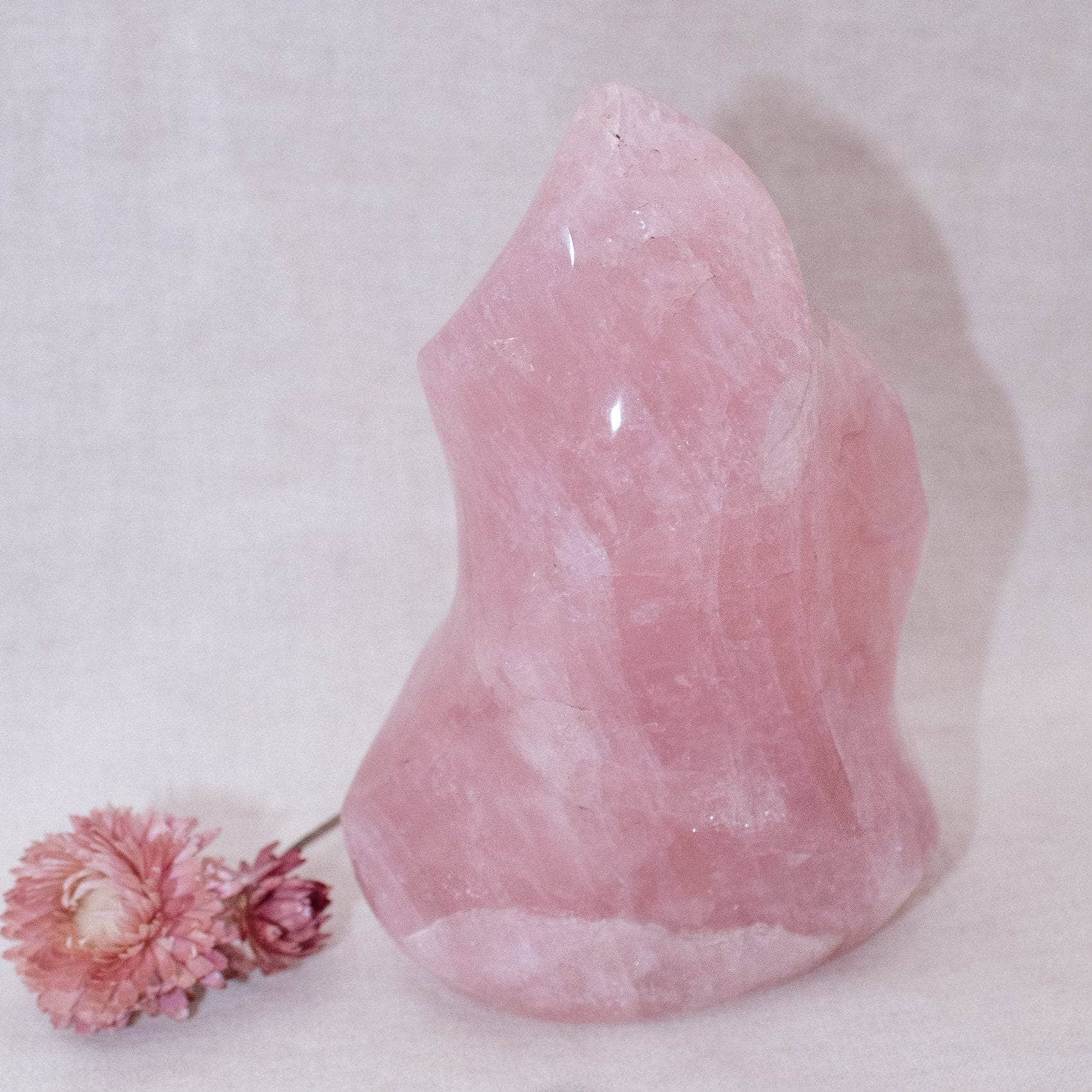 Rose Quartz Flame Crystals - 1 of a Kind - Image 46