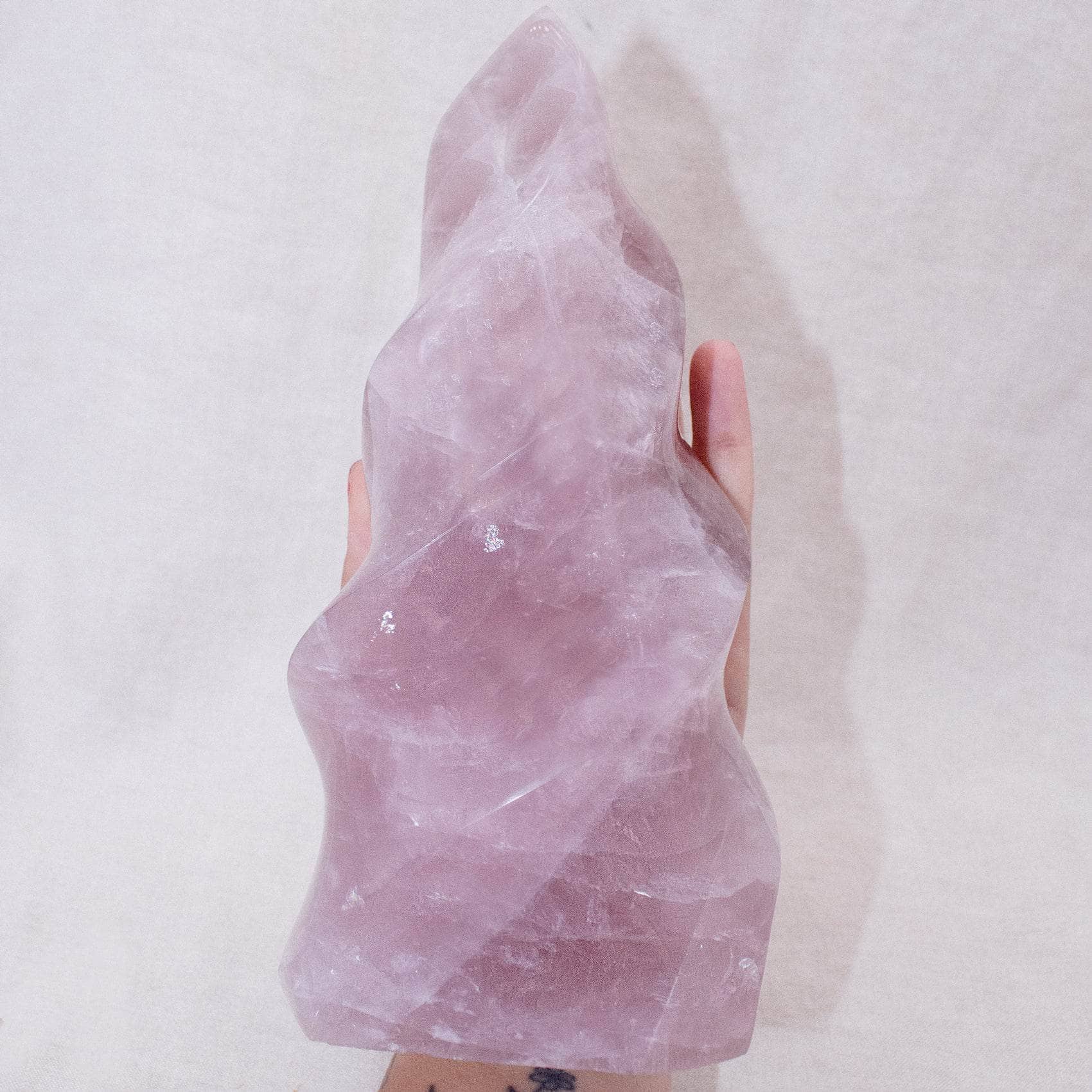 Rose Quartz Flame Crystals - 1 of a Kind - Image 62