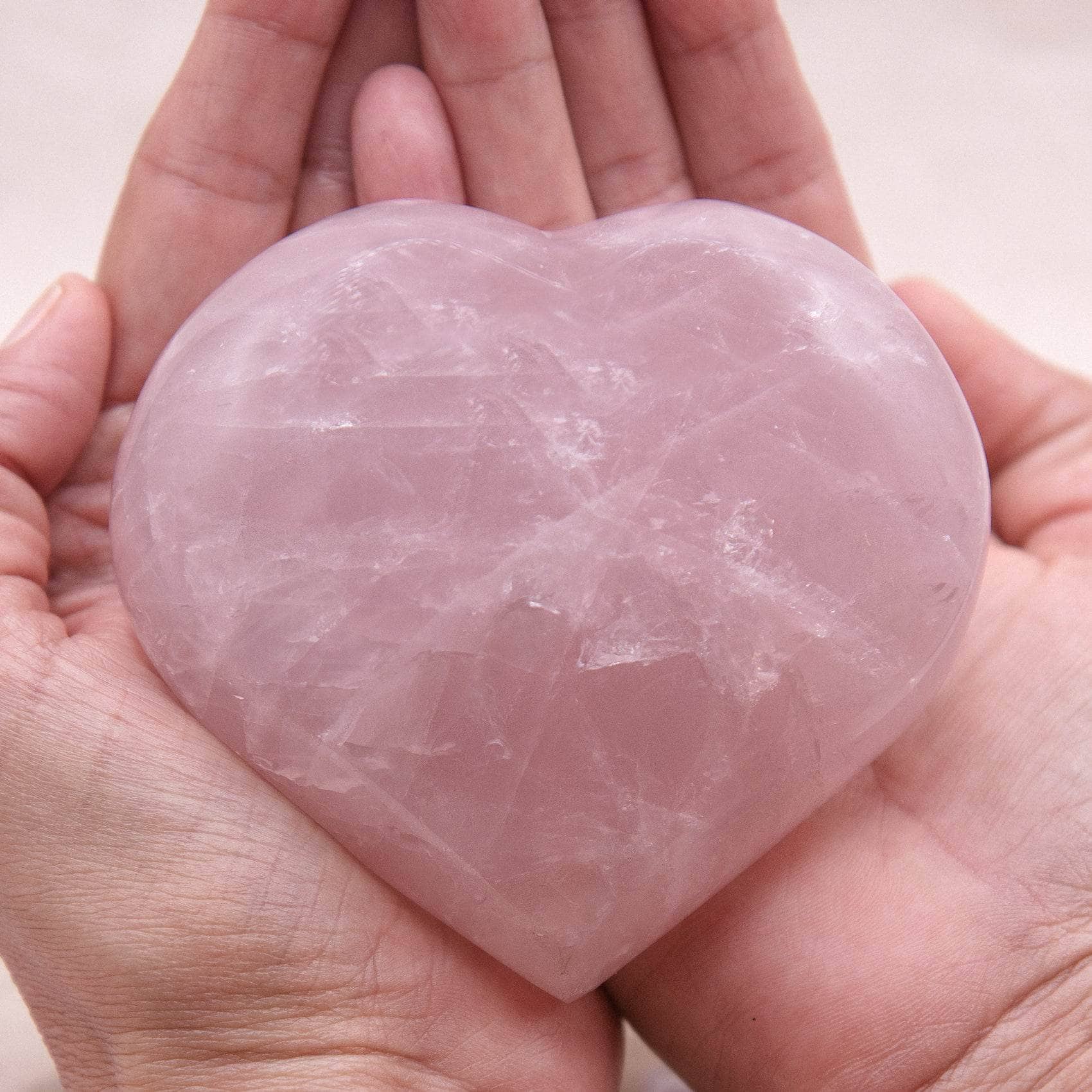 Rose Quartz Hearts - Large - AAA Premium Quality - Image 13