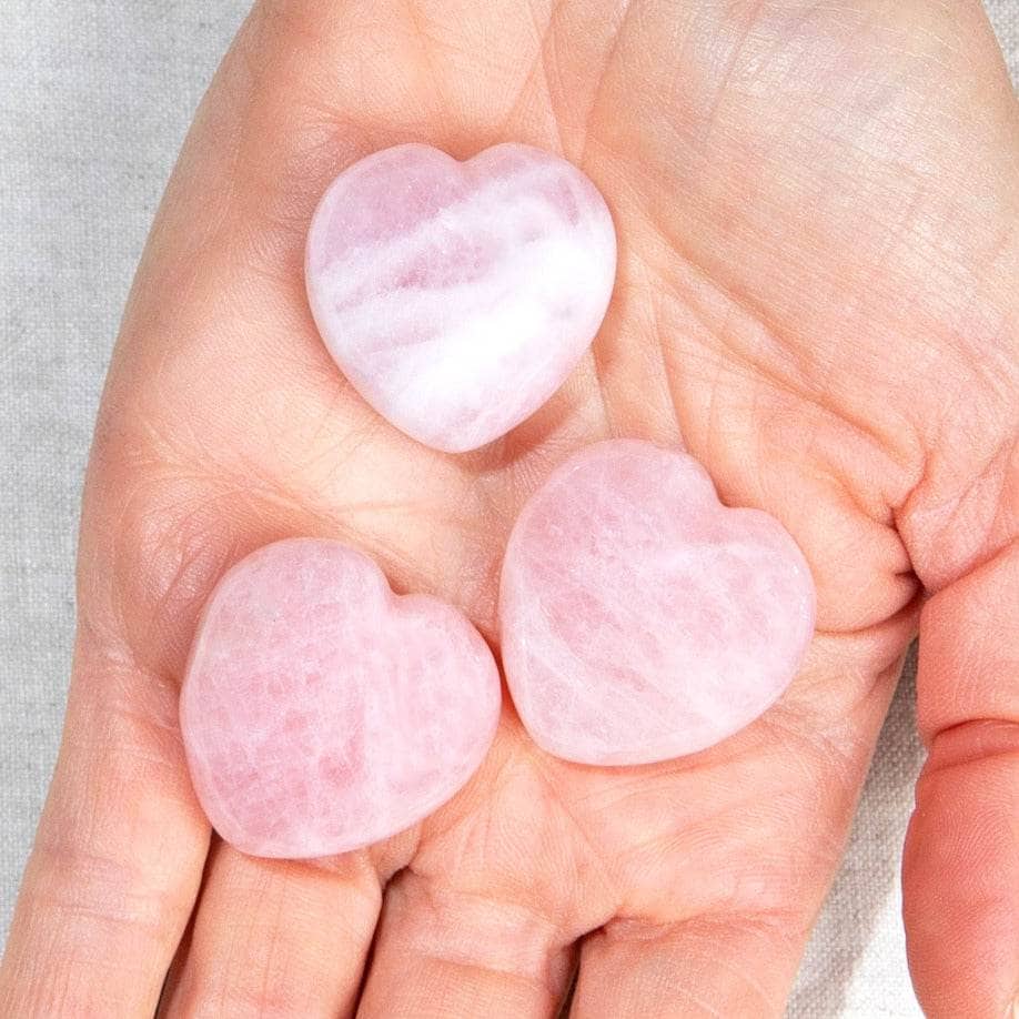 Rose Quartz Mini Heart Set - Image 2