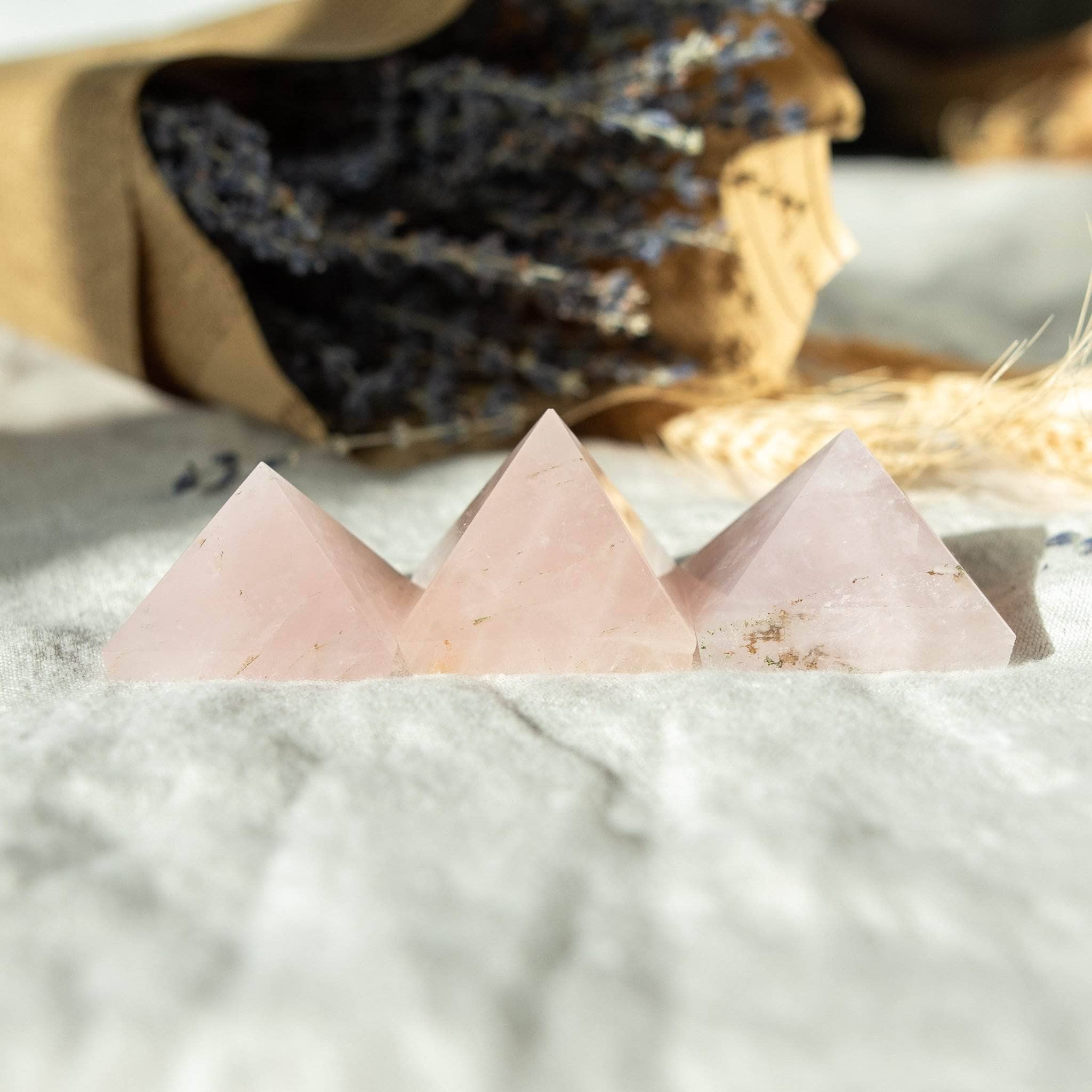 Rose Quartz Pyramid - Image 5