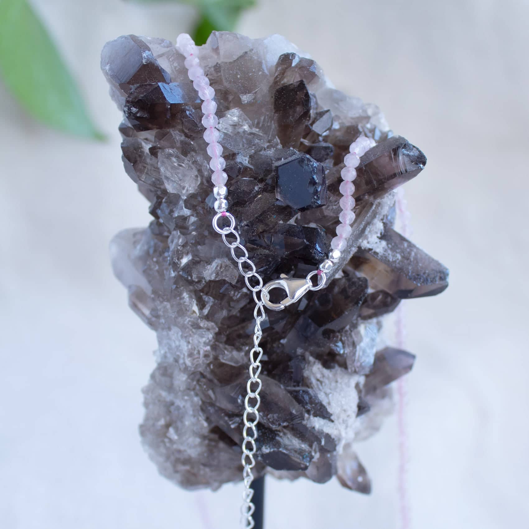 Rose Quartz Single or Double Strand Necklace - Image 4