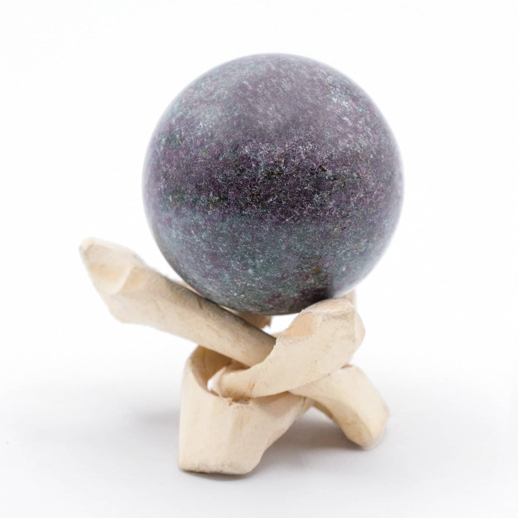 Ruby-Kyanite Sphere with Tripod - Image 4