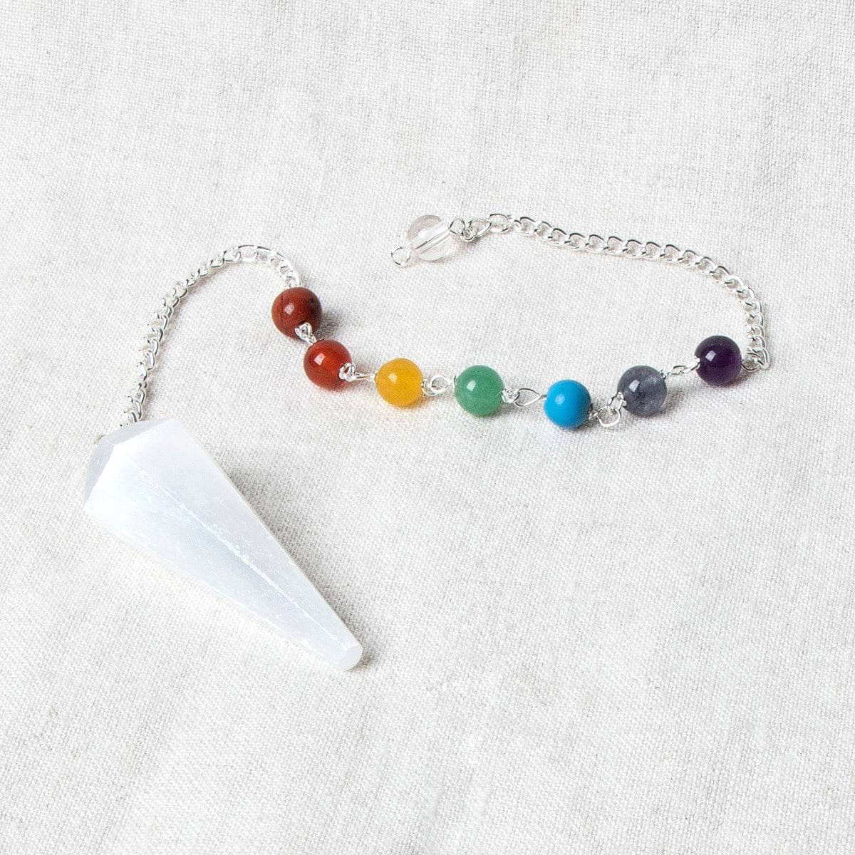 Selenite Chakra Pendulum - Image 3
