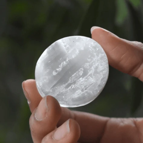 Selenite Worry Stone - Image 2