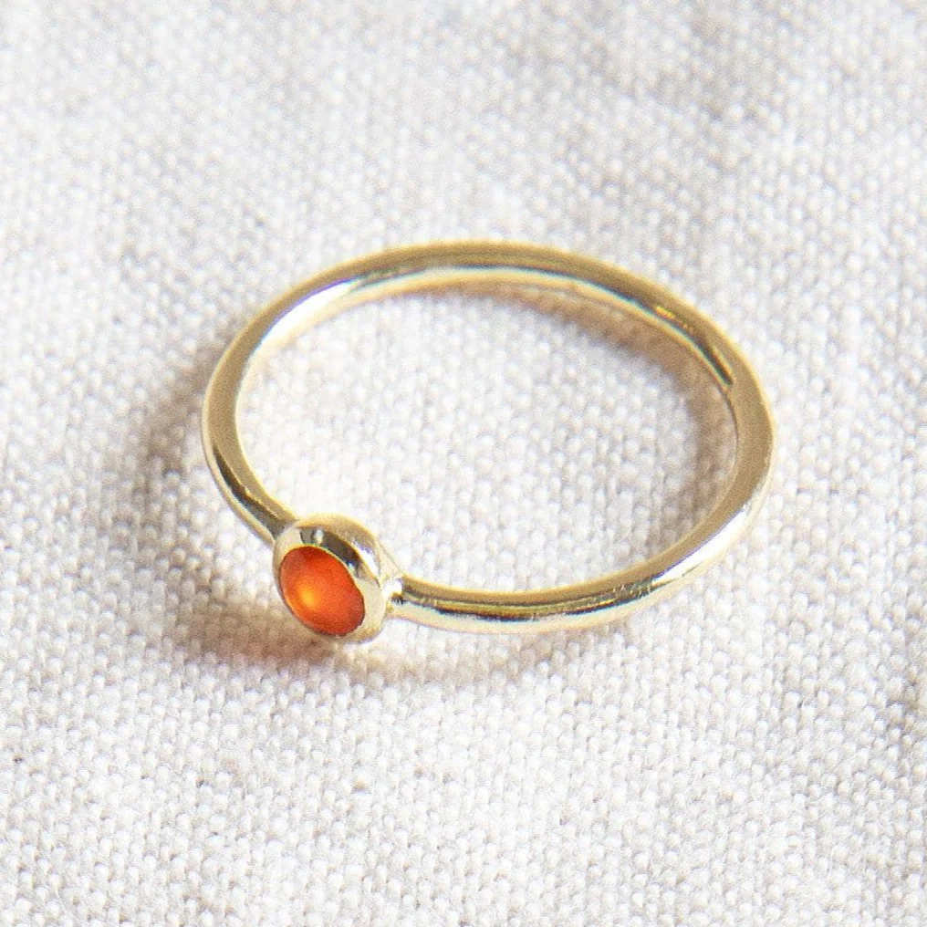 Carnelian Silver or Gold Ring - Image 4