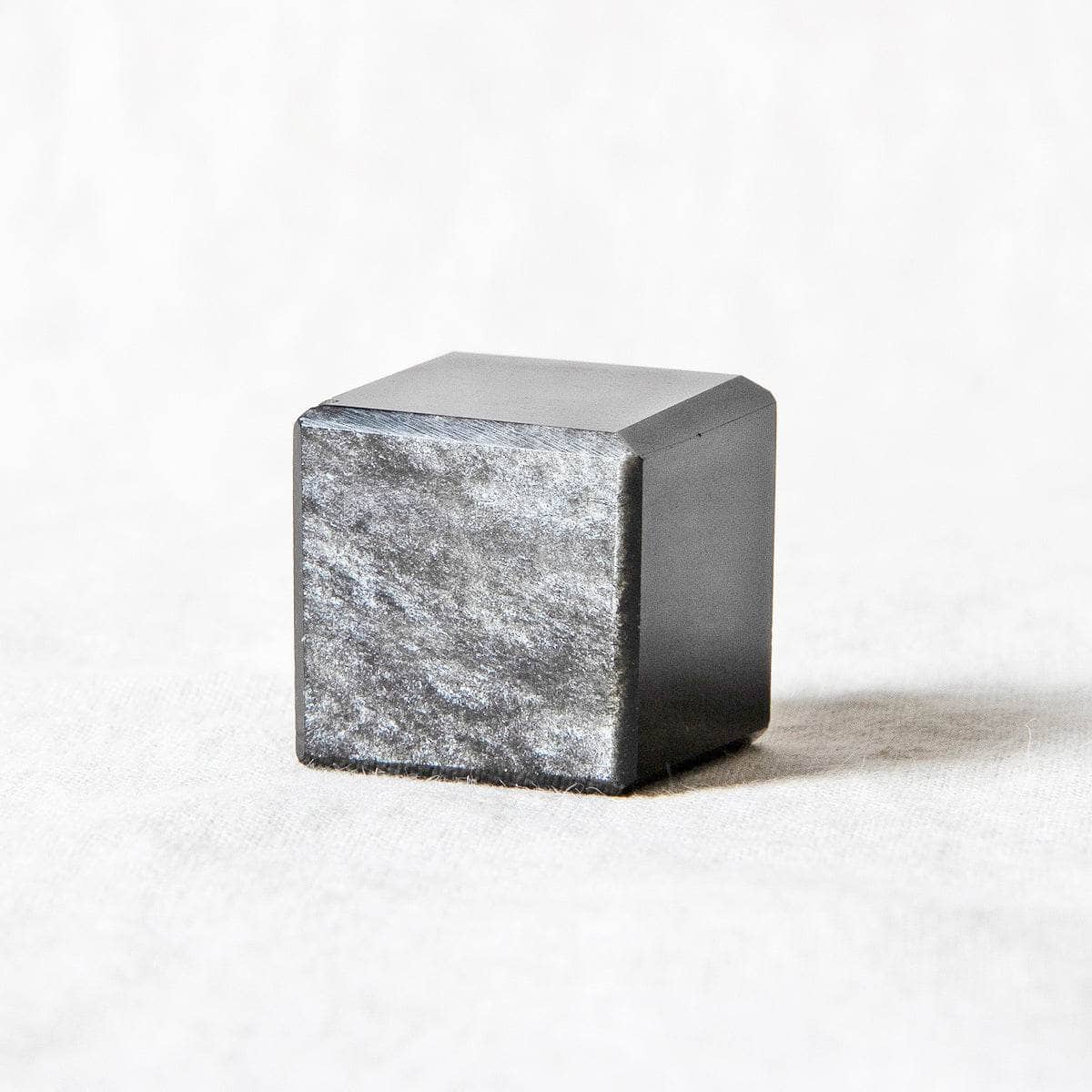 Silver Obsidian Cube - Image 3