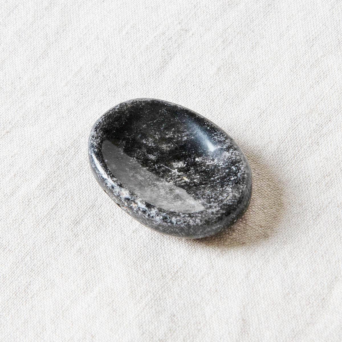 Silver Obsidian Worry Stone - Image 6