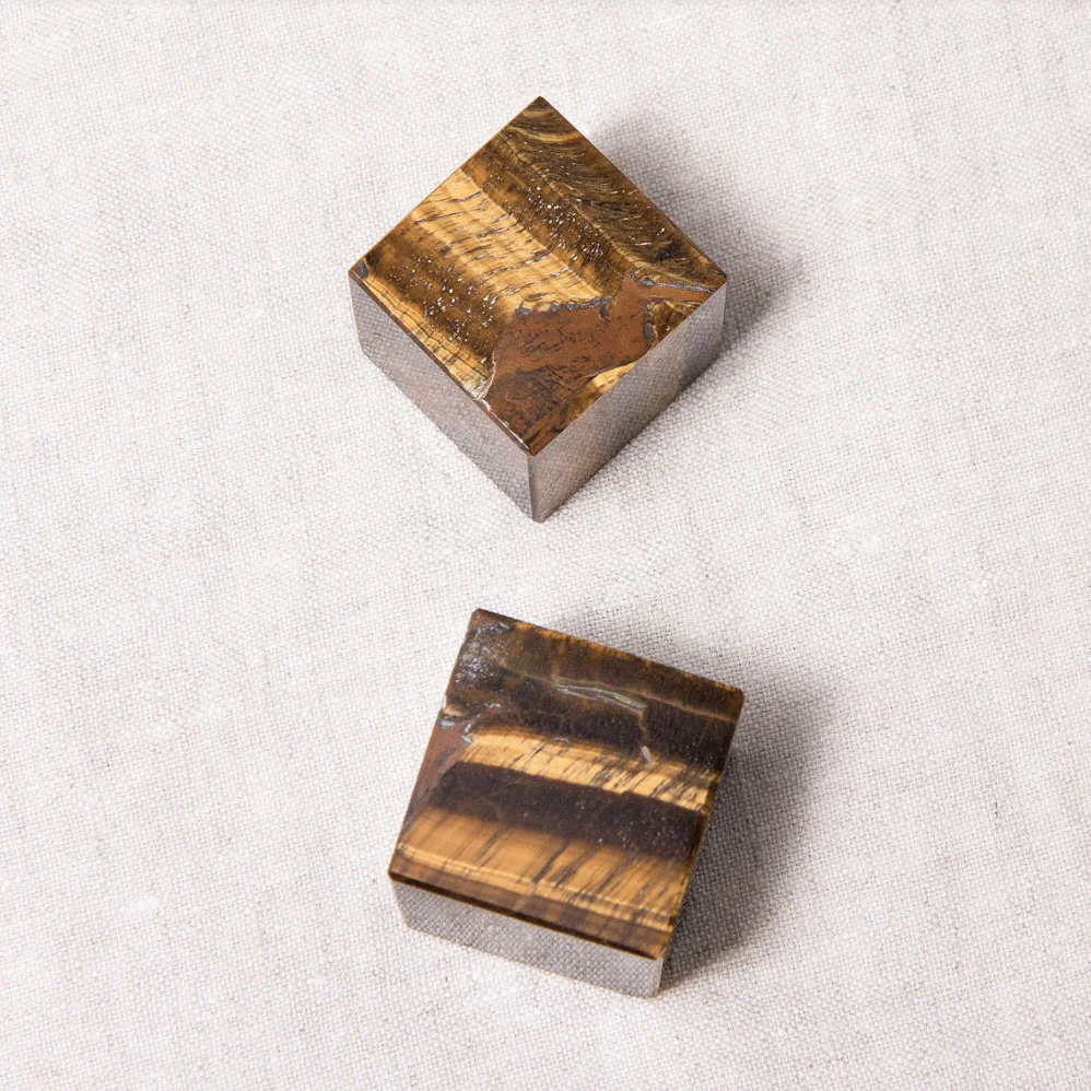 Tiger Eye Cube - Image 3