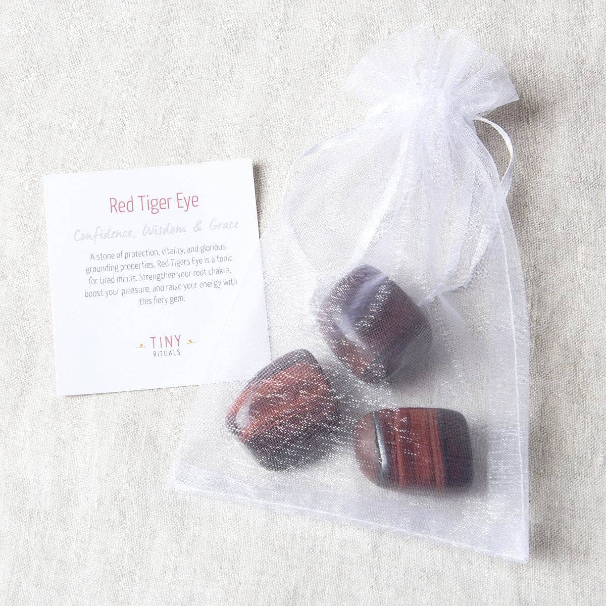 Red Tiger Eye Stone Set - Image 3