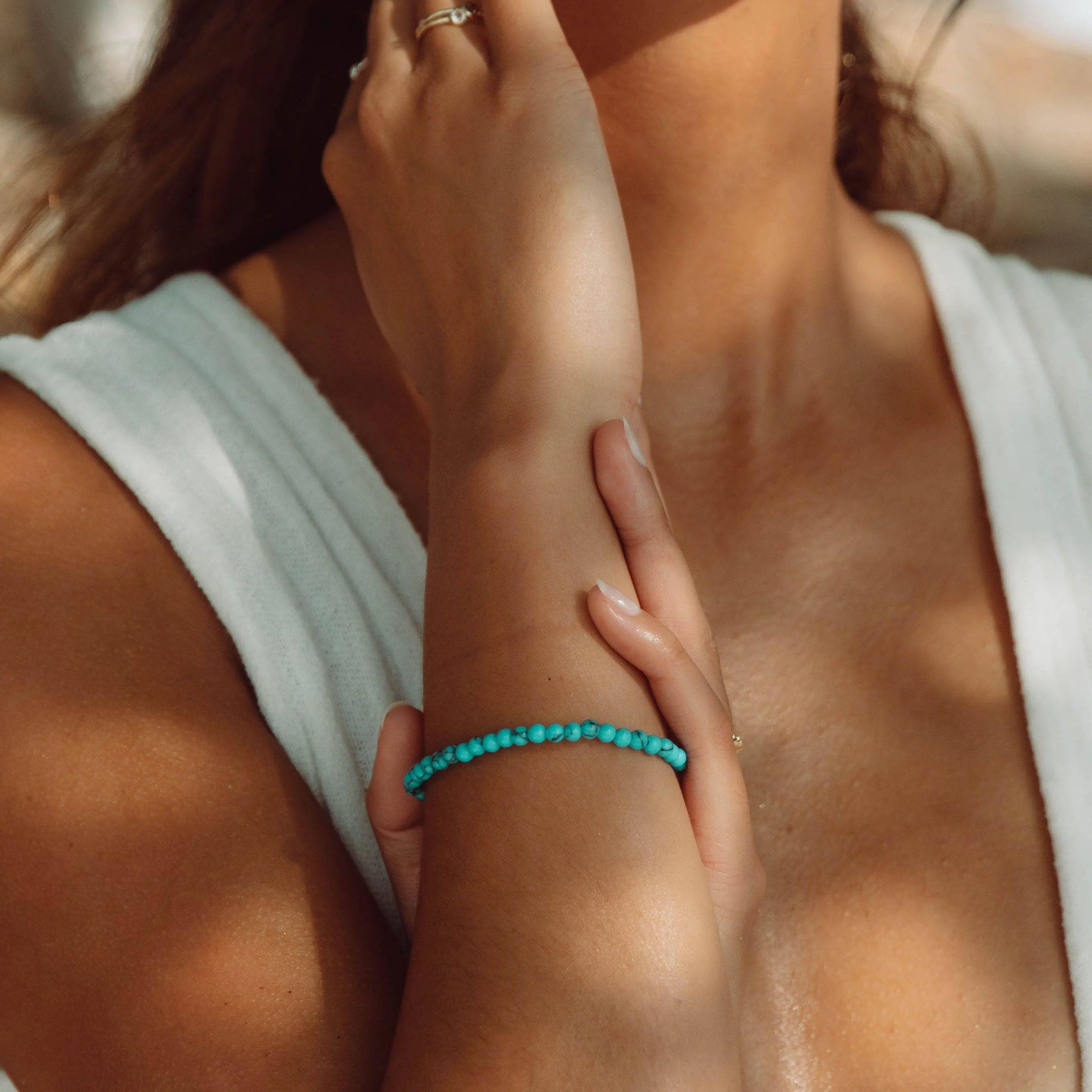 Turquoise Howlite Energy Bracelet - Image 9