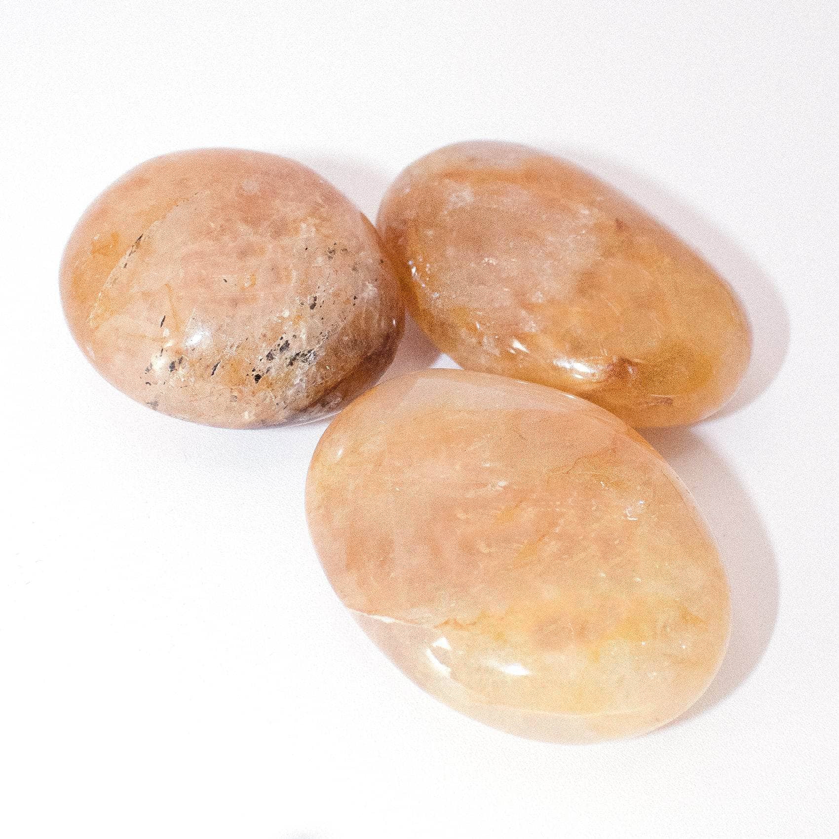 Yellow Hematoid (Golden Healer) Quartz Palm Stones - AAA Premium Quality - Image 3
