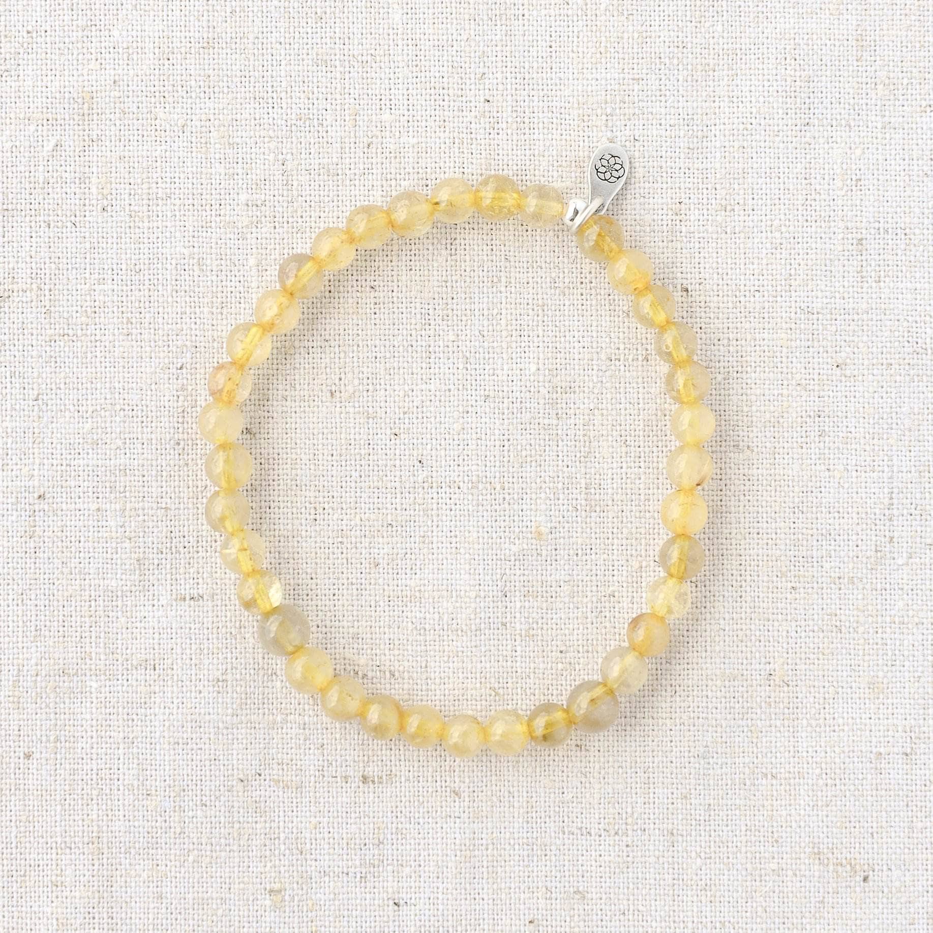 Yellow Rutilated Quartz Energy Bracelet - Image 5