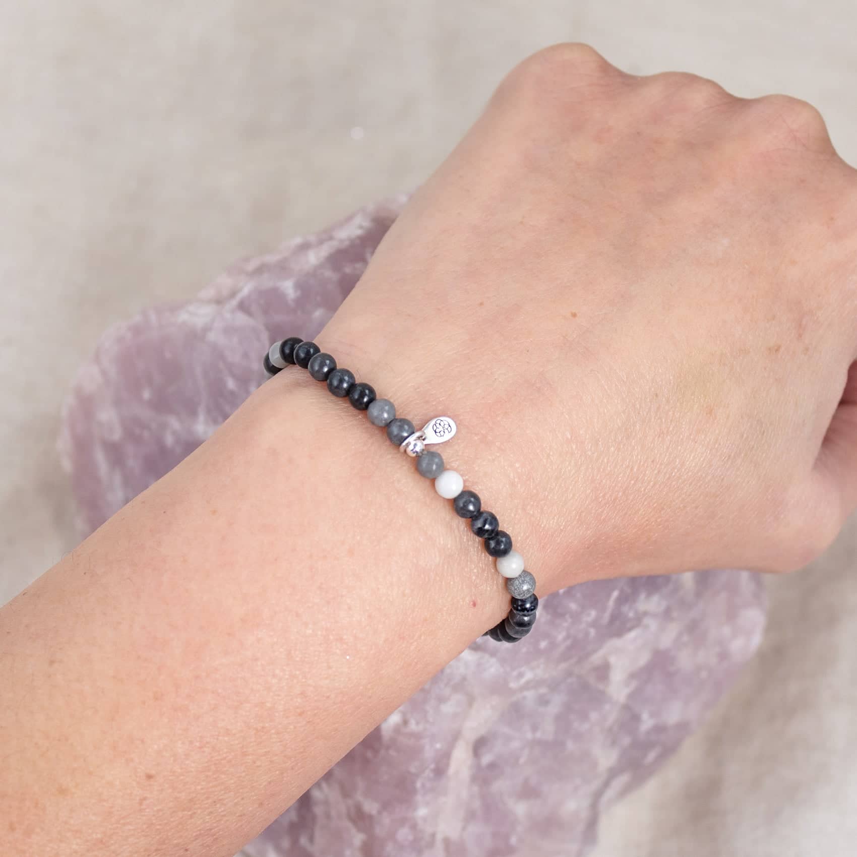 Yin Yang Bagua Taiji Stone Energy Bracelet - Image 2